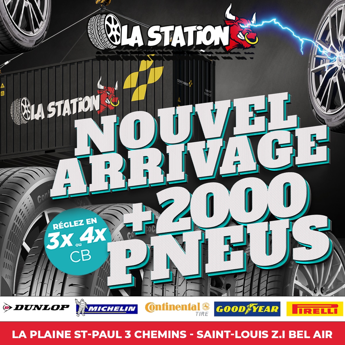 Nouvel arrivage chez LA STATION : 2000 pneus d'occasion en gamme PREMIUM disponibles !